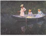 Claude Monet La barque a Giverny oil